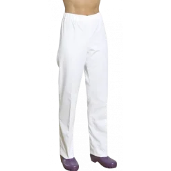 Pantalon mixte sergé blanc BERING