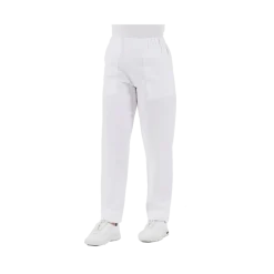 Pantalon unisexe en coton Gima (blanc)