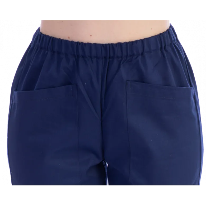 Pantalon unisexe en coton/polyester Gima (bleu marine)