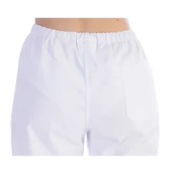 Pantalon unisexe en coton/polyester Gima (blanc)