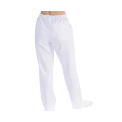 Pantalon unisexe en coton/polyester Gima (blanc)