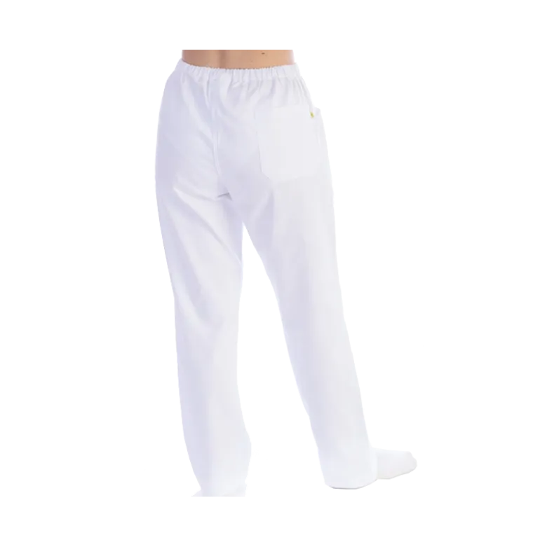 Pantalon unisexe en coton/polyester Gima (blanc)