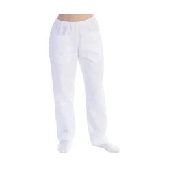 Pantalon unisexe en coton/polyester Gima (blanc)