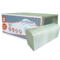 Papier essuie-mains pliage W Global Hygiène Ecolabel - 21 x 30 cm (carton de 25)