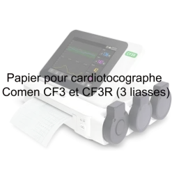Papier pour cardiotocographe Comen CF3 et CF3R (3 liasses)