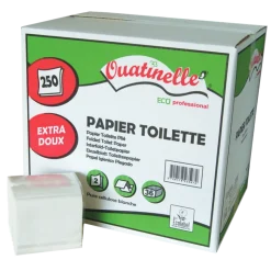 Papier toilette pliés Global Hygiène Ecolabel 11 x 17 cm (carton de 36)