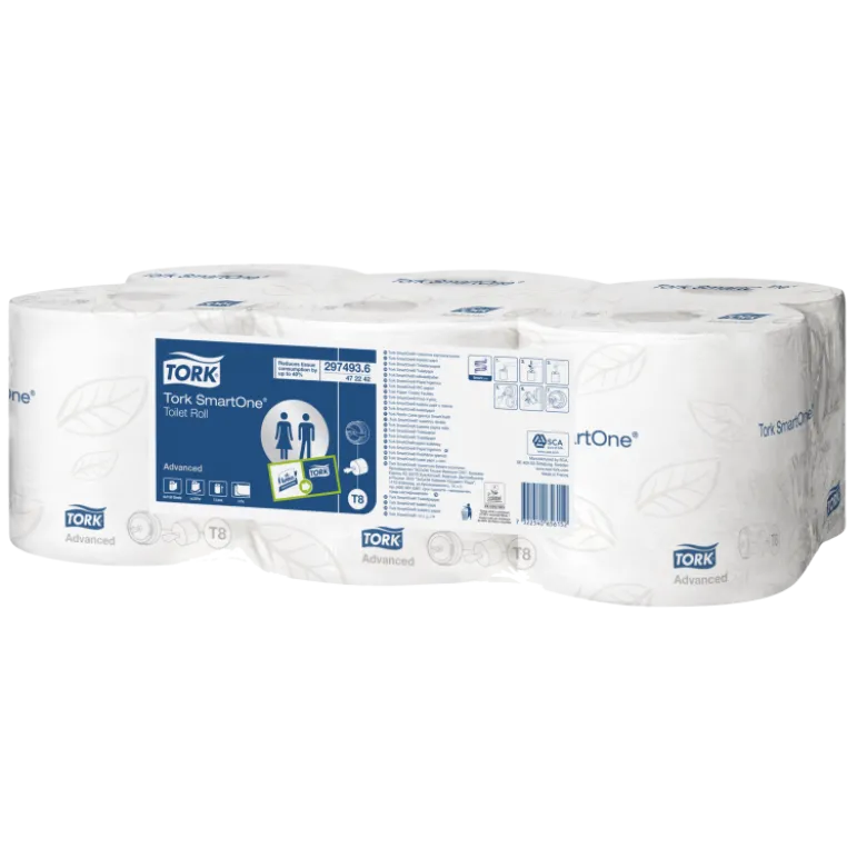 Papier toilette pour Tork SmartOne (6 rouleaux de 1150 formats)