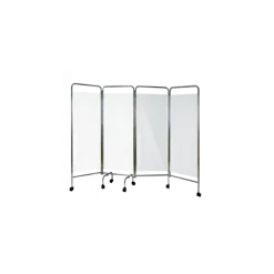 Paravent blanc Vog sur roulettes (2, 3 ou 4 panneaux)