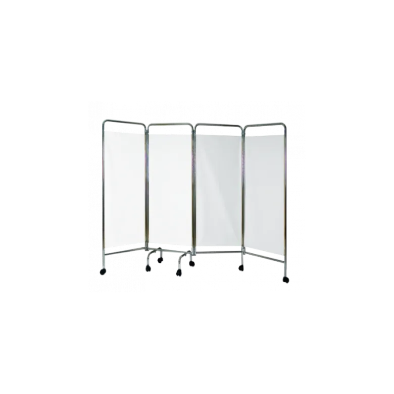 Paravent blanc Vog sur roulettes (2, 3 ou 4 panneaux)
