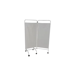Paravent blanc Vog sur roulettes (2, 3 ou 4 panneaux)