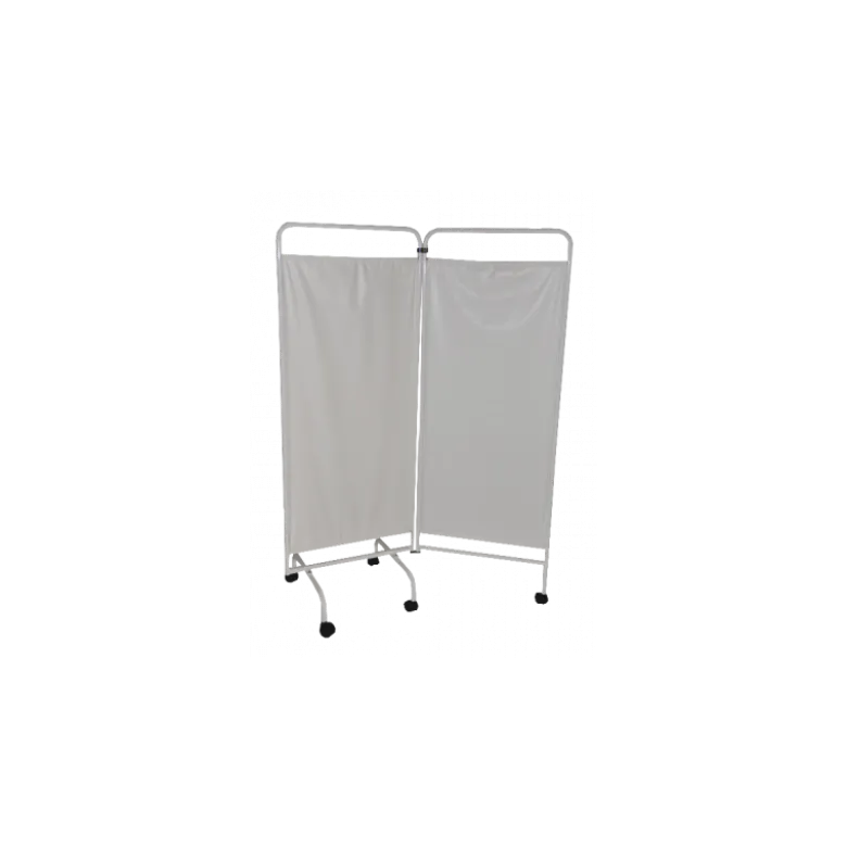 Paravent blanc Vog sur roulettes (2, 3 ou 4 panneaux)