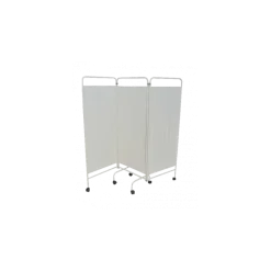 Paravent blanc Vog sur roulettes (2, 3 ou 4 panneaux)