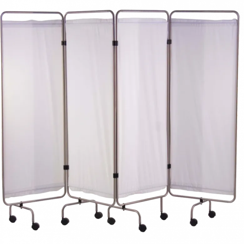 Paravent en inox blanc Holtex