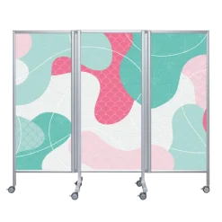 Paravent mobile rigide Butterfly Ropimex RBF - 3 battants - Designs
