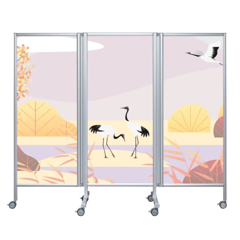 Paravent mobile rigide Butterfly Ropimex RBF - 3 battants - Designs