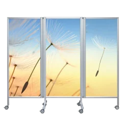 Paravent mobile rigide Butterfly Ropimex RBF - 3 battants - Designs
