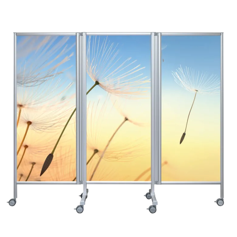 Paravent mobile rigide Butterfly Ropimex RBF - 3 battants - Designs