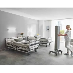 Paravent mobile rigide Ropimex RFW blanc