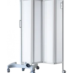 Paravent mobile rigide Ropimex RFW blanc