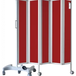 Paravent mobile rigide Ropimex RFW - Coloris unis