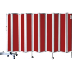 Paravent mobile rigide Ropimex RFW - Coloris unis