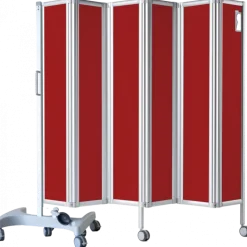 Paravent mobile rigide Ropimex RFW - Coloris unis
