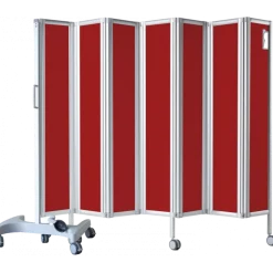 Paravent mobile rigide Ropimex RFW - Coloris unis