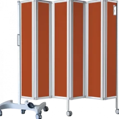 Paravent mobile rigide Ropimex RFW - Coloris unis