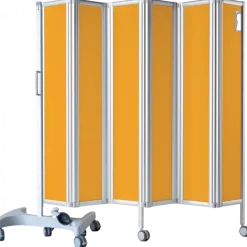 Paravent mobile rigide Ropimex RFW - Coloris unis