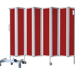 Paravent mobile rigide Ropimex RFW - Coloris unis
