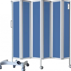 Paravent mobile rigide Ropimex RFW - Coloris unis