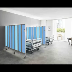 Paravent mobile rigide Ropimex RFW - Coloris unis