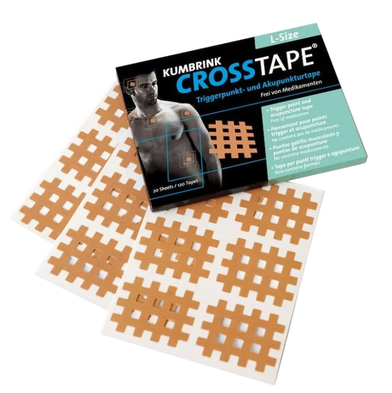 Patchs adhésifs acupuncture Crosstape (lot de 20 feuilles)