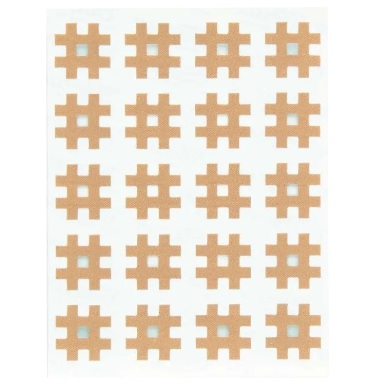 Patchs adhésifs acupuncture Crosstape (lot de 20 feuilles)