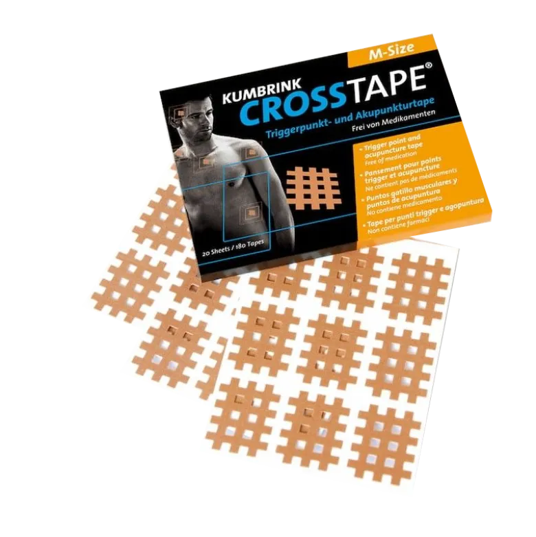 Patchs adhésifs acupuncture Crosstape (lot de 20 feuilles)