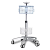 Pied à roulettes et plateau pour cardiotocographe Comen C11