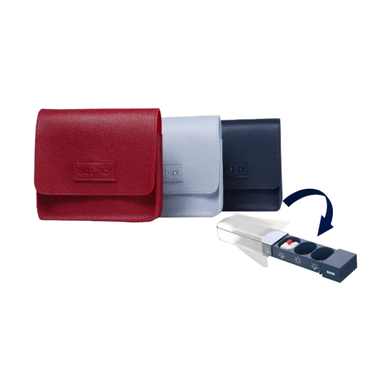 Pilulier semainier de voyage Biosynex (lot de 3)