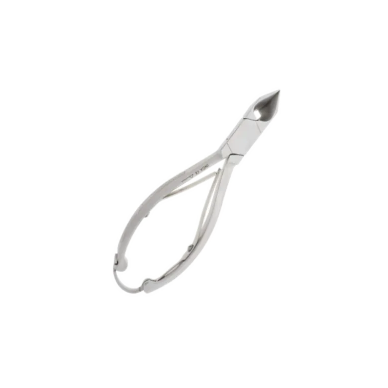 Pince coupe-ongle en inox à mors obliques - 14 cm