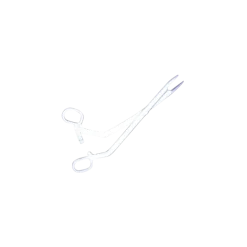 Pinces clamp de Cheron coudées stériles en plastique (boite de 25)
