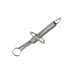 Pince à tiques en inox - 8 cm