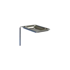 Plateau en inox (sans étaux) pour fauteuil d'examen Lemi