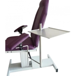 Plateaux Carina pour fauteuils de prélèvement (inox ou plastique)
