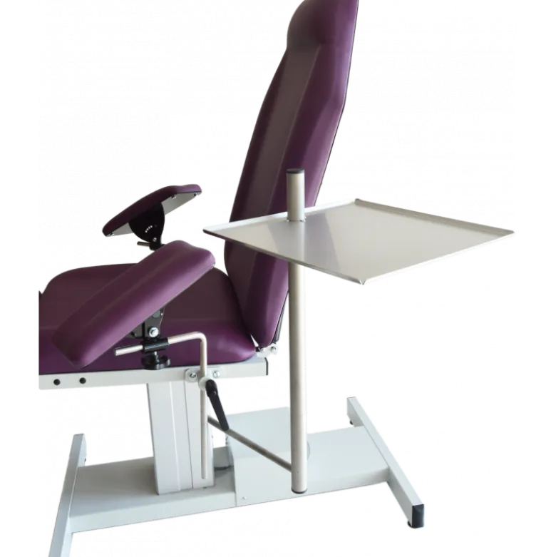 Plateaux Carina pour fauteuils de prélèvement (inox ou plastique)