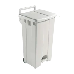 Poubelle amagnétique HACCP sur roulettes 90 L