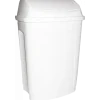 Poubelle en plastique blanche - 50 Litres