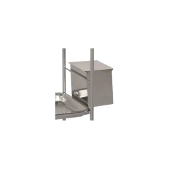 Poubelle inox Hidemar pour chariot de soins H16 et H17