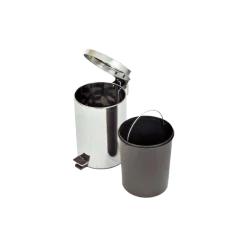 Poubelle à pédale en inox (3, 5, 12, 20 ou 30 litres)