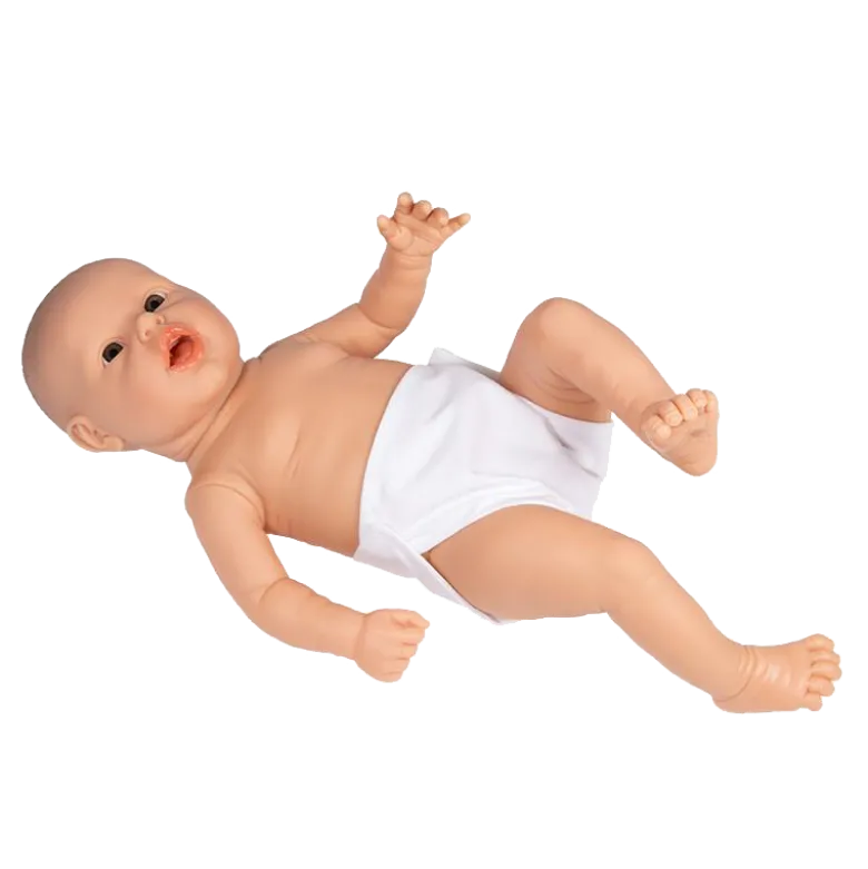 Poupée de démonstration masculine pour cours prénataux