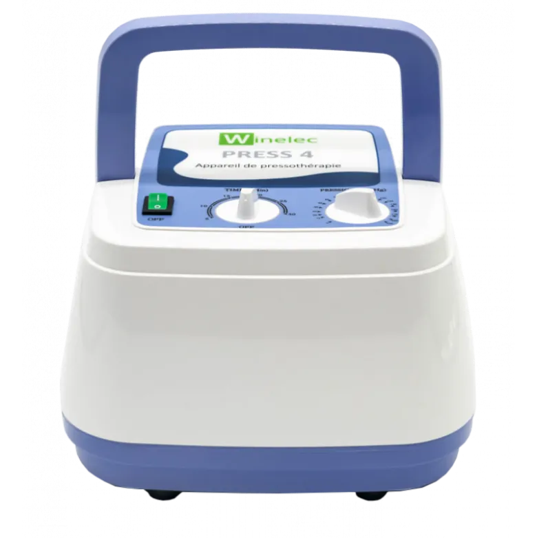 Pressotherapie Winelec Press4 + 2 bottes + manchon + ceinture abdominale