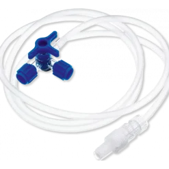 Prolongateur par gravité BD en PVC + robinet 3 voies (Boite de 200)